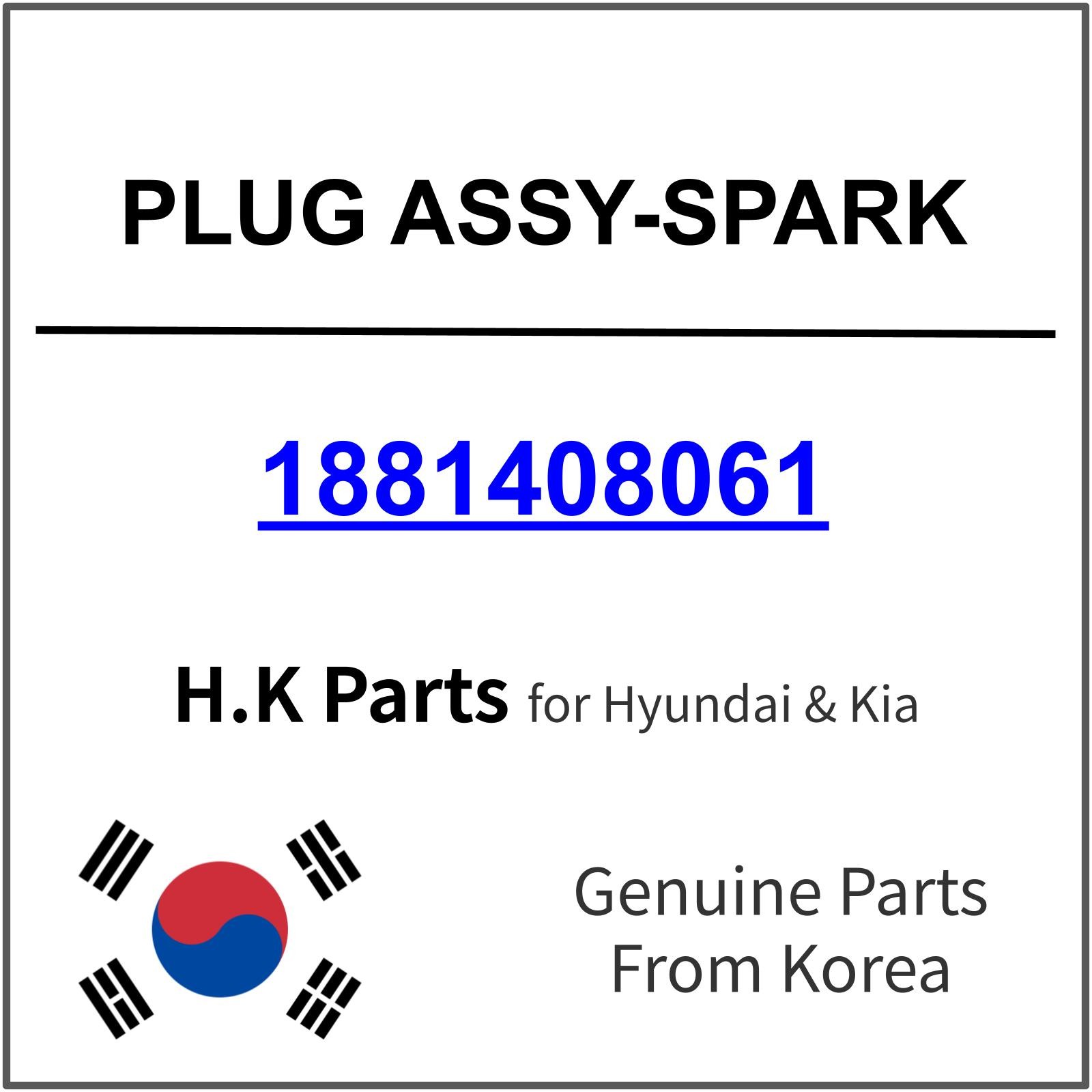 Genuine Hyundai Spark Plug 18814-08061 for Santafe