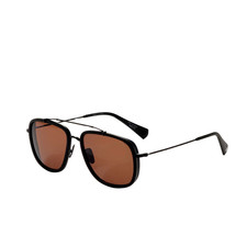 John Varvatos Men's 56 mm Matte Black Sunglasses SJV550-560BLA