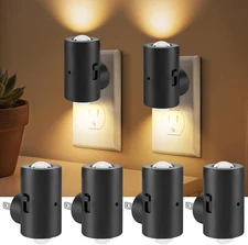 LED Night Lights Plug into Wall,Dimmable Plug in Night Light, Dusk to Dawn, 0-20