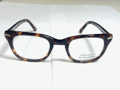 Vintage Shuron Freeway 6 Eyeglass Frames Tortoise USA 52-24 Optical Frame NOS