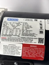 Leeson GT1207 2HP 3 Phase Electric Motor 145TC 230/460V Open Box (Read Desc) thumbnail 6
