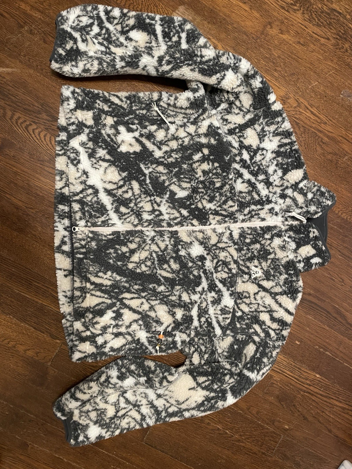 SACAI X NIKE Nike ACG Canwell Glacier ADV Giacca in Pile Antivento FV7339 104 Donna PICCOLA