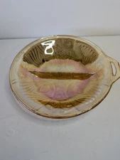 VTG 1940's INDIANA Glass Divided Relish Tray Gorgeous Deep Amber