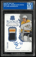2023-24 Upper Deck The Cup Rookie Auto Patch Luke Evangelista /249