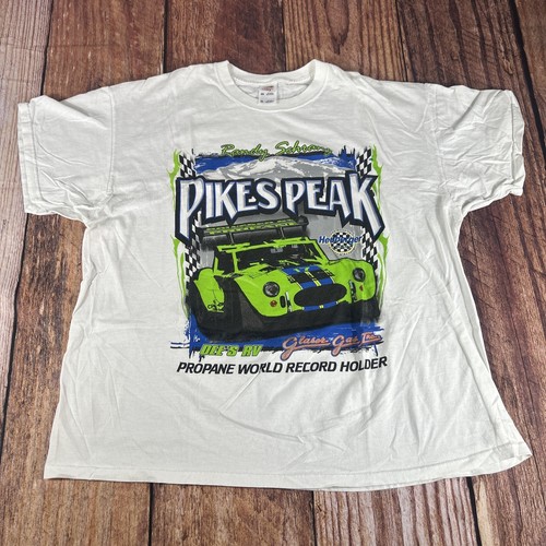 Classic Vintage T Shirt Mens Size 2XL Racing pikes Peak Denver