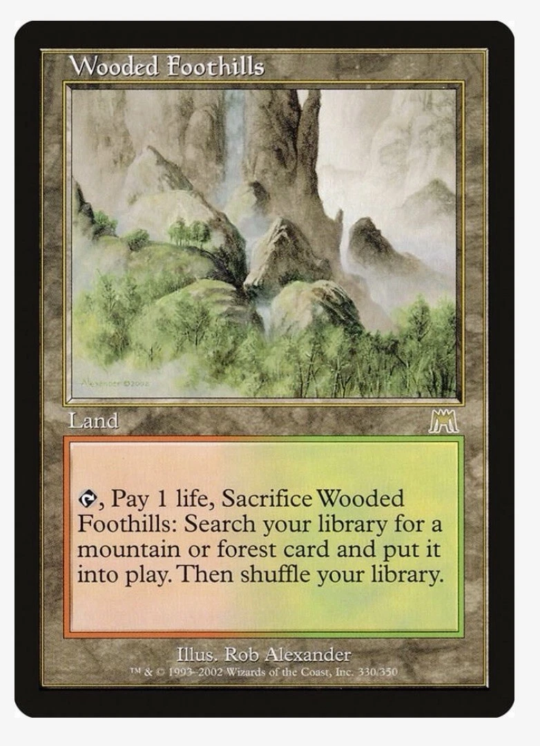 Wooded Foothills Magic: The Gathering Trading Card Games