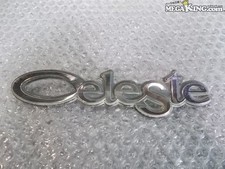 Mitsubishi Lancer Celeste 1970s Genuine Normal Emblem Old Car Part Q8-590