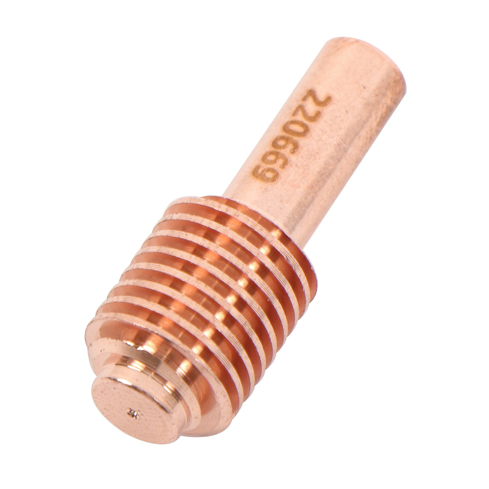 Plasma cutting torch consumables, 20 220671 nozzles, 20 220669 electrode tips