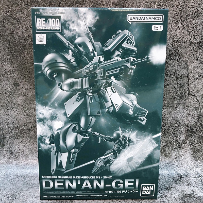 RE/100 1/100 Den'an-Gei Gundam F91 Gunpla Model Kit Premium Bandai Japan NEW