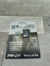 PNY Elite 32g Micro SD Card W/ Adapter - Trail Camera - HD Video - Waterproof
