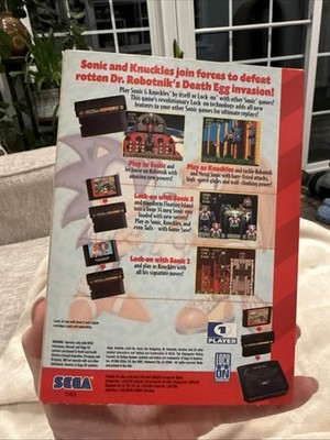 Sonic & Knuckles (Sega Genesis, 1994) Complete Cardboard Box