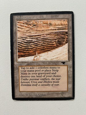MTG - 1x Strip Mine - Antiquities - Magic The Gathering