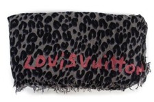 LOUIS VUITTON x Stephen Sprouse Graffiti Leopard Etole Scarf Wrap