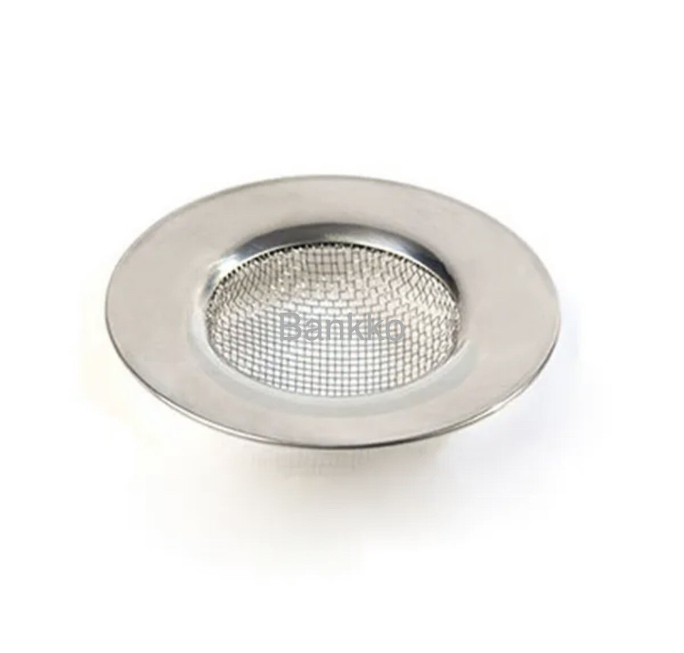 Kitchen Bottom Rim 2 PCS Kitchen Sink Strainer Stainless Steel Drain Strainer Large Wide ...