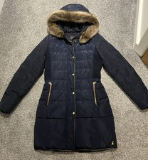 Joules Ladies Blisworth Down Padded Jacket, Marine Navy Size 10 Gorgeous!