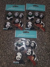 Jolee's Boutique Scrapbook Stickers PANDAS Lot Of 3 NEW