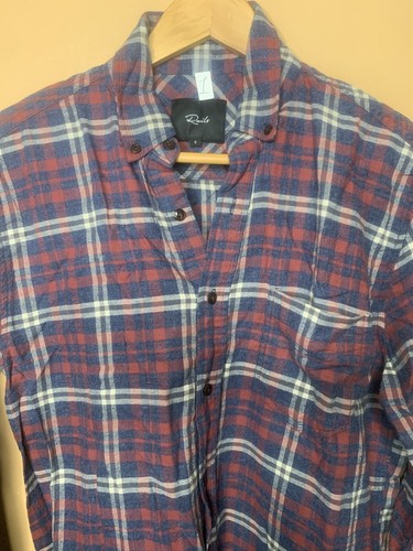 Rails Women's Size Small Shirt Button Up Plaid Flannel Red Blue Long Sleeve - Picture 11 of 18
