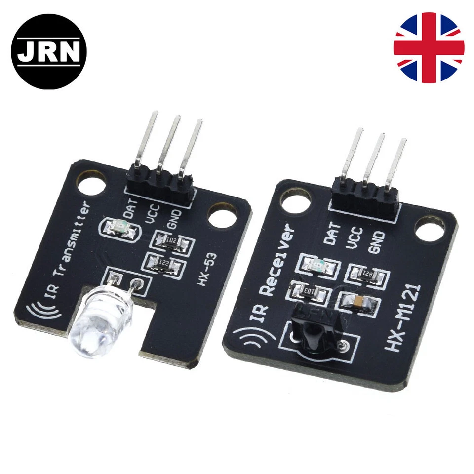 Infrared Remote Control 38KHz with IR Transmitter Receiver Module for Arduino UK - Image 2 of 4