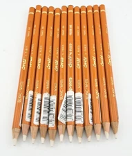 Conte a Paris: Blanc-White Art Pencil Lot - 12 Unused Pencils ART SUPPLIES