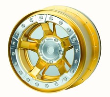 Beaxturbo Cnc Alu Wheel For Pro-line Mx43 Pro1015113 For Traxxas Xrt X-maxx Gold