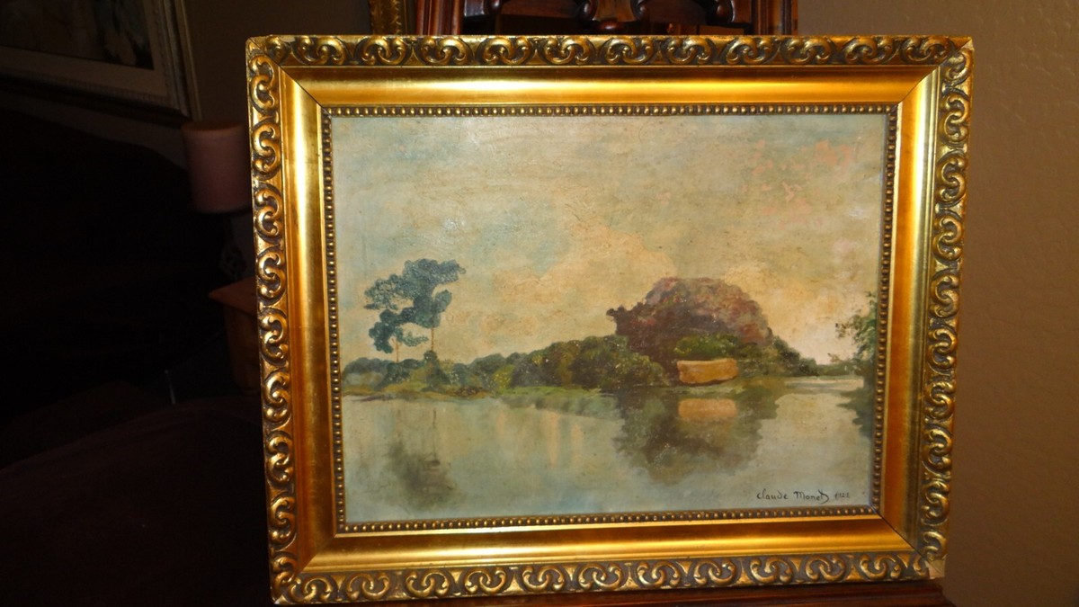 C. Monet 油彩画 1972年 C. Monet 油彩画 1972年