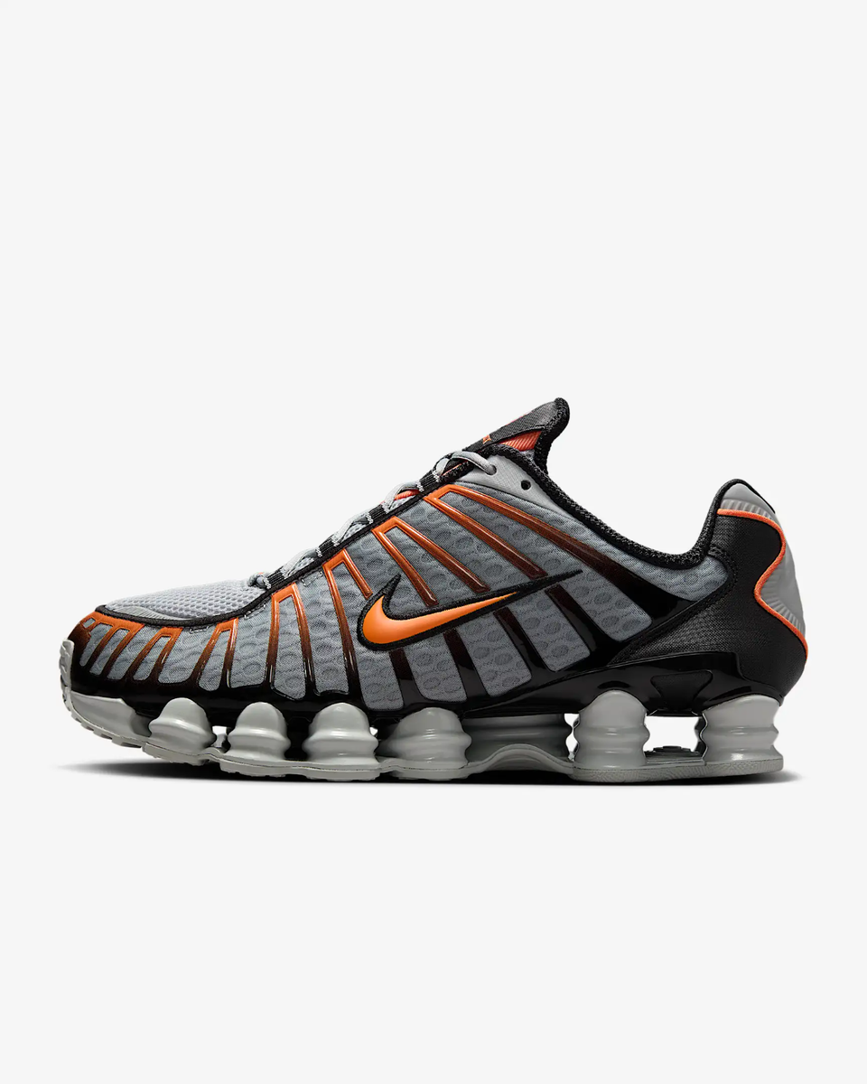 靴 NIKE SHOX TL Nike Shox TL Men's Shoes in Black / Blue and Silver Genuine