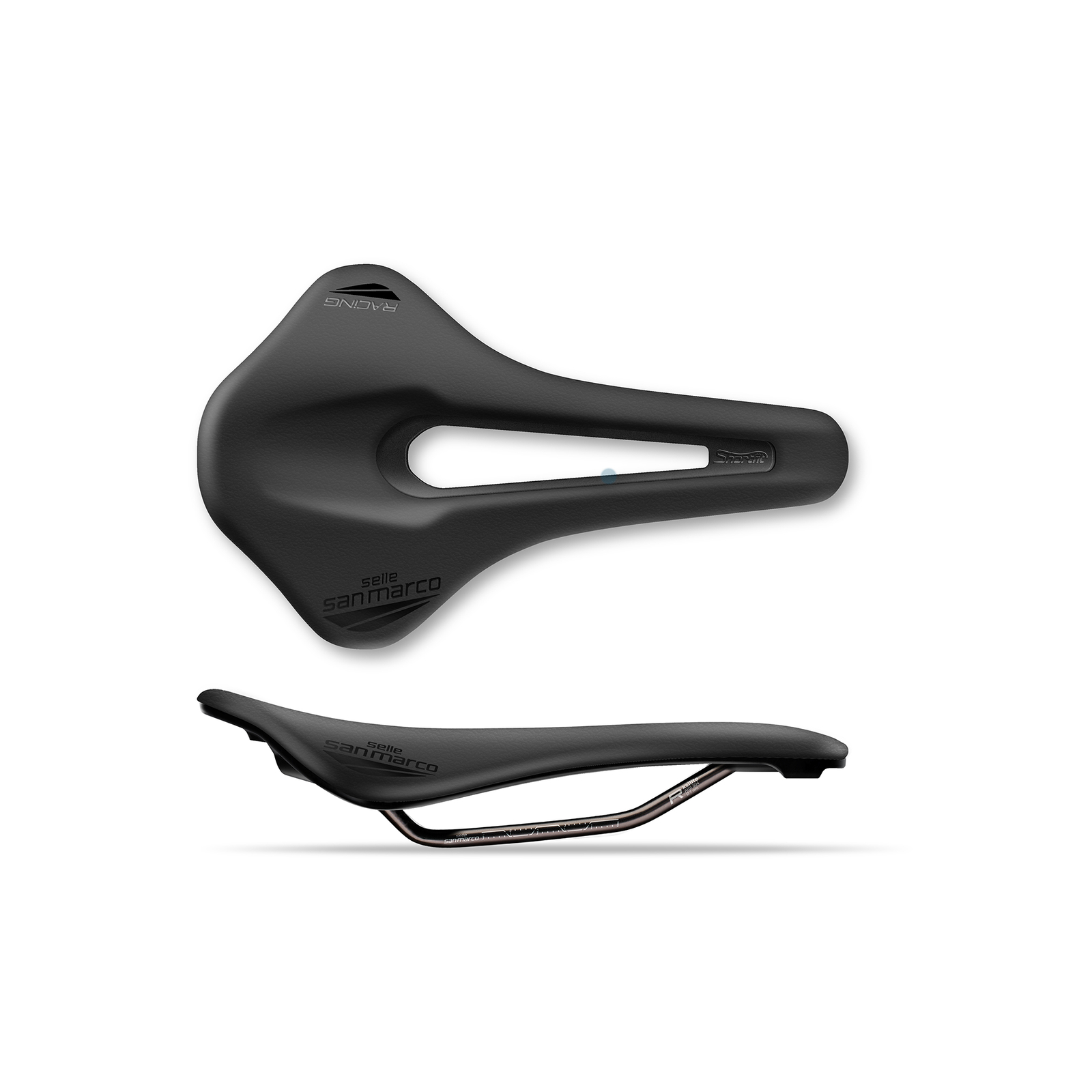 Selle San Marco Shortfit 2.0 Sella Racing, Bicicletta L3 Nero / Nero