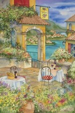 Ceramic Backsplash Tile Mural Tuscany Scene Kitchen/Bathroom - Trattoria