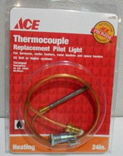 Ace Universal Thermocouple 24 volts 24 in. Copper 42370