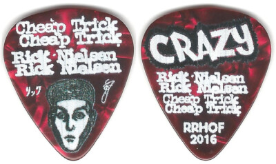 Cheap Trick - Rick Nielsen - 2016 - Plektrum - guitar pick - rare!