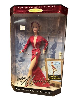 Barbie as Marilyn Monroe - Gentlemen Prefer Blondes Doll 1997 Mattel #17452 MIB
