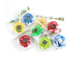 Electronic Virtual Cyber Pet Retro Toy Game Key Ring, New!