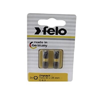 Felo 07157 63621 Torx  T30 x 1'' Impact Bit - 2 per pkg T30