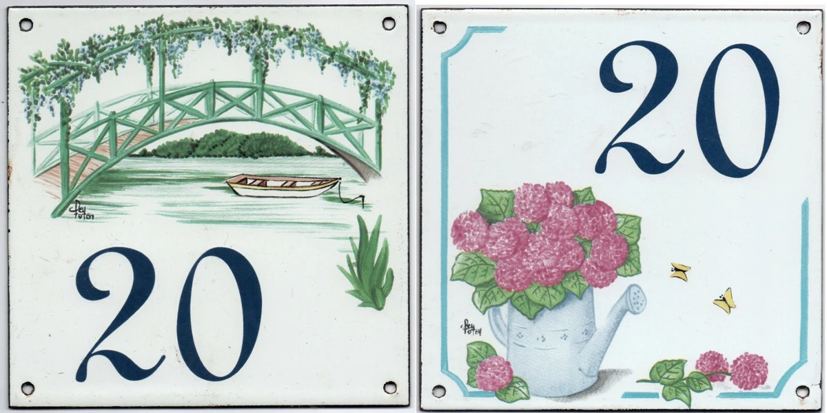 Plaque émaillée Eau potable ou non-potable