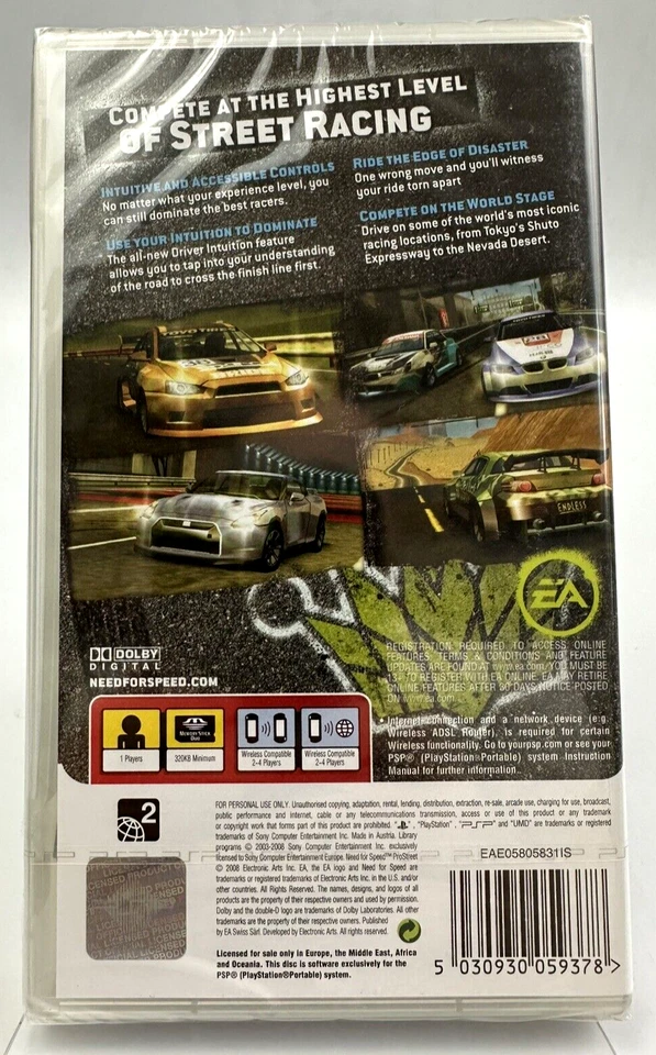 PSP Need For Speed Pro Street, ( 2007 ) Brand New Sony Factory Sealed - Image 2 of 4