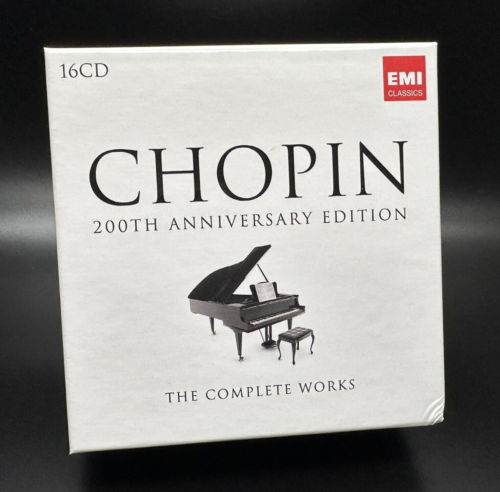 Chopin 200th Anniversary Edition completamente funzionante [EMI 16 CD box set] QUASI NUOVO - Foto 1 di 10