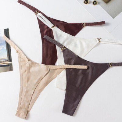 1/5 Pack Lot Womens Sexy Silky Satin Panties Thongs G string Bikinis Underwear