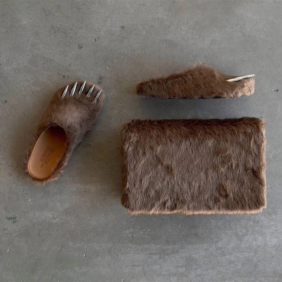 国内で当店のみ Bravest Studios - BLUE BEAR CLAW MULES Bravest Studios Bear Claw Mule Blue – Duval.Kickz