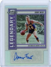 2020-21 Panini Contenders Optic Legendary Contenders Auto LCA-JWS Jerry West #66
