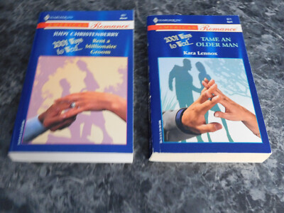 Harlequin American 2001 Ways to Wed Series lot of 2 Paperbacks