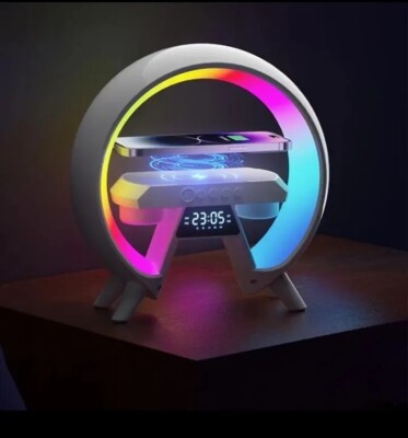 Product 15W Alarm Clock BT Speaker Digital LED Wireless Charger wit