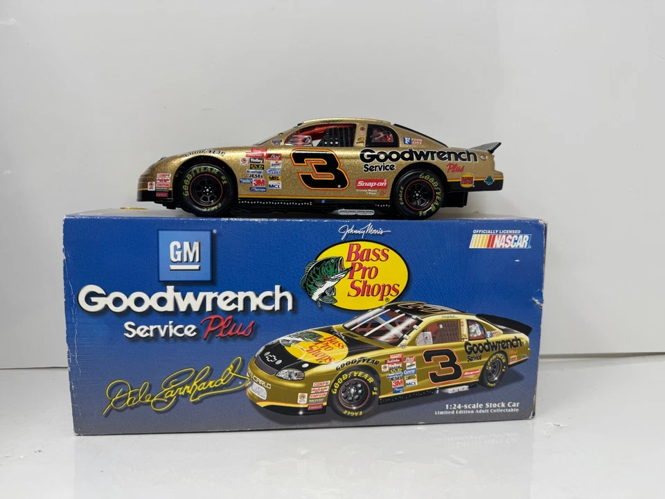 Action Nascar #3 Dale Earnhardt Sr. Bass Pro Shops 1998 Monte Carlo 1:24 Diecast Foto 2 de 4