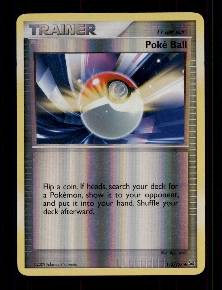 Pokemon Card Poke Ball Platinum 113/127 EXCELLENT/NEAR MINT Reverse Holo TCG!!!!