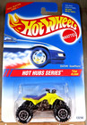 1995 Hot Wheels #311 Hot Hubs Series 4/4 SUZUKI QUADRACER Lime w/Chrome Gear Sp