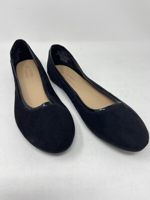 Lauren Conrad Slip on Womens Black Flat Shoes Size 9.5 No Tags No Box