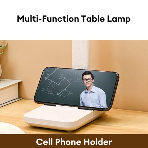 USB Wiederaufladbare Doppelkopf LED Schreibtischlampe Dimmbar Touch Faltbare Tischleuchte - Bild 5 von 16