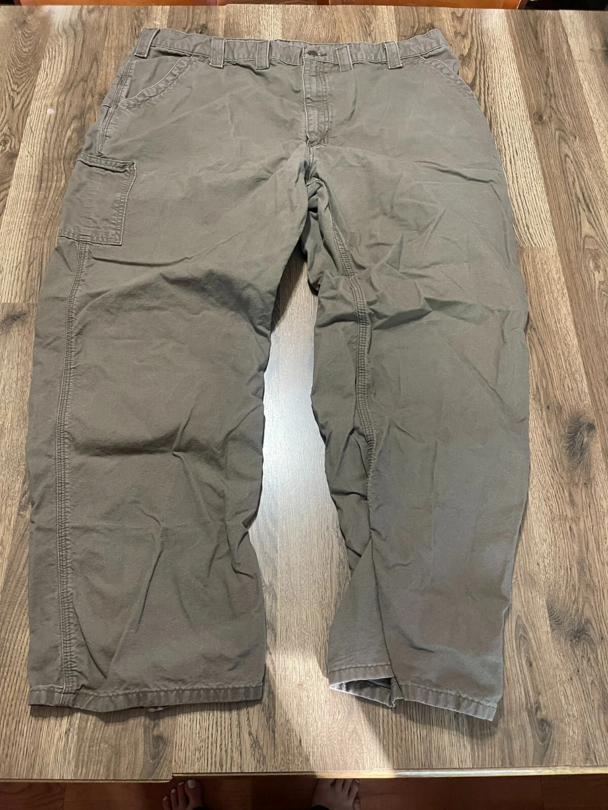 Carhartt Pants, Men's Size 40x30.5, Brown, Cargo Pants, Straight Leg