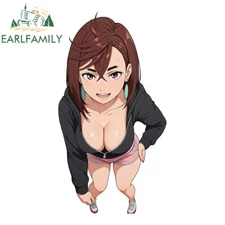 EARLFAMILY 5.1" Momo Ayase Chest Waifu Anime Car Sticker Personality Vinyl Decal
