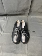 Capezio Lace Up Tap Shoes Womens - Size 6.5 W Black