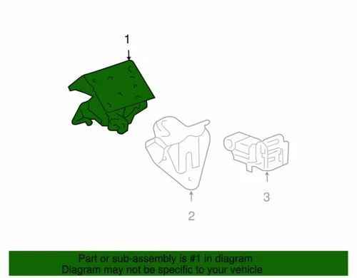 Suporte de motor genuíno GM 2006-2016 Chevrolet GMC Express 2500 Savana 2500 25879094 - Imagem 2 de 2